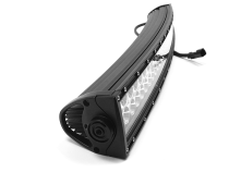 30 Inch LED Light Bar Crvd, Chrome Series Dbl Row Combo Flood/Beam 180W Dt Harness 79900 16,200 Lumens Top Gun Customz