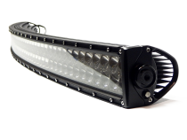 54 Inch LED Light Bar Crvd, Chrome Series Dbl Row Combo Flood/Beam 312W Dt Harness 79900 28,080 Lumens Top Gun Customz
