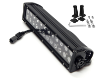 15 Inch LED Light Bar Black Series Straight Dbl Row Combo Flood/Beam 72W Dt Harness 79900 6,480 Lumens Top Gun Customz