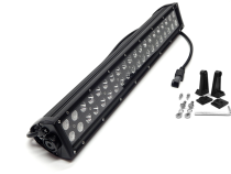 20 Inch LED Light Bar Black Series Straight Dbl Row Combo Flood/Beam 120W Dt Harness 79900 10,800 Lumens Top Gun Customz