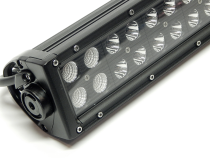20 Inch LED Light Bar Black Series Straight Dbl Row Combo Flood/Beam 120W Dt Harness 79900 10,800 Lumens Top Gun Customz