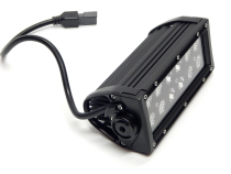 7.5 Inch LED Light Bar Black Series Straight Dbl Row Combo Flood/Beam 36W Dt Harness 79900 3,240 Lumens Top Gun Customz