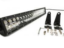 20 Inch LED Light Bar Dbl Row Combo Amber/White Flood/Beam 72W Dt Harness 79900, 79904 7,200 Lumens Top Gun Customz