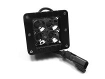 3 X 3 Inch 16W Square LED Light Spot Beam 1,440 Lumens Each Top Gun Customz