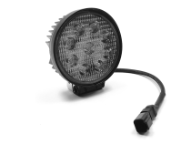 4.5 Inch 27W Round LED Light Flood Dt Harness 79900 2,160 Lumens Each Top Gun Customz