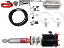 StreetPlus Coilovers w/ Front Air Cups Plus Gold Control System For 00-04 Infiniti I35 00-03 Maxima TruHart