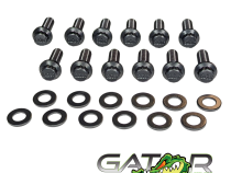 Heavy Duty Up-Pipe Bolt Kit for 2001-2016 Silverado/Sierra 2500/3500 HD 6.6L Duramax Diesel Gator Fasteners