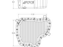Deep Engine Oil Pan Raw 11-16 18 Hole