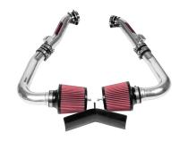 Infiniti G37 Dual Ultra Long Tube Air Intake Kit Gen 3 V36 Oil Filter For 09-13 Infiniti G37 Stillen