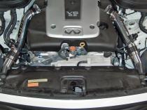 Infiniti G37 Dual Ultra Long Tube Air Intake Kit Gen 3 V36 Oil Filter For 09-13 Infiniti G37 Stillen