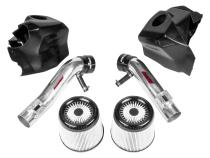 370Z Dual Long Tube Air Intake Kit Gen 2 Z34 Dry Filter For 09-20 Nissan 370Z Stillen