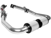 370Z Dual Hi Flow Ultra Long Tube Air Intake Gen 3 Z34 Dry Filter For 09-20 Nissan 370Z Stillen