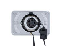 High/Low Beam Chrome 30W LED 4x6 Inch with HDR Switchback Halos Dapper Lighting
