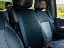 Center Jump Seat Cover w/ Standard Console for 2015-Present Ford F150, 2017-Present Super Duty, Red PRP Seats