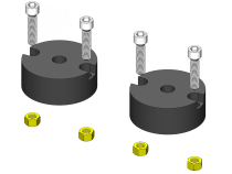 Jeep Wrangler 1 1/4 Inch Tall Front Bump Stops 2007+ JK/JL/JT or Jeep Wrangler 1.25 Inch Rear Bump Stop 2007-2018 JK Clayton Off Road