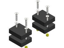 Jeep Wrangler 1-2 Inch Tall Rear Bump Stops 2018+ JL Clayton Off Road