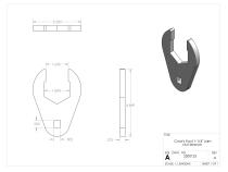 Crow's Foot 1-1/4 Inch Jam Nut Wrench Clayton Off Road