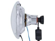 Chrome LED 7 Inch with Modern White Halo Dapper Lighting