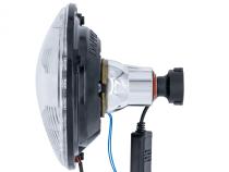 Black LED 7 Inch with Modern Switchback Halo with Original Glass Dapper Lighting