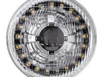 Chrome LED 7 Inch with Modern Switchback Halo with Original Glass Dapper Lighting