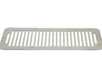 Jeep CJ Hood Vent 78-86 CJ Polished Silver Kentrol