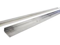 Jeep CJ5 Rocker Guards Pair 55-83 CJ5 Polished Silver Kentrol