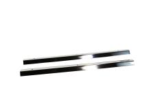 Jeep CJ7 Entry Guards Pair 76-95 CJ7 Wrangler YJ Polished Silver Kentrol