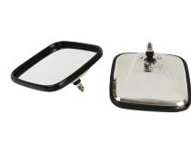 Jeep CJ Mirror Kit Pair 55-86 CJ Polished Silver Kentrol