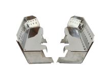 Jeep CJ7/YJ Side Steps Pair 76-95 CJ7 Wrangler YJ Polished Silver Kentrol