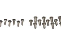 Jeep YJ Door Hinge Set 4 Pieces 87-95 Wrangler TJ Polished Silver Kentrol