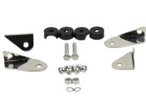 Jeep YJ Mirror Kit Pair 87-95 Wrangler TJ Polished Silver Kentrol