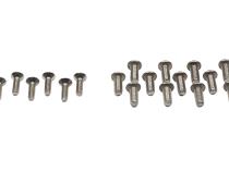 Jeep YJ Hardtop Door Hinge Set 4 Pieces 94-95 Wrangler YJ Polished Silver Kentrol