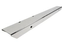 Jeep CJ 42 Inch Front Bumper Without Holes 45-86 CJ Polished Silver Kentrol