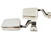 Jeep YJ/TJ Mirror Kit Pair 88-06 Wrangler YJ/TJ Polished Silver Kentrol