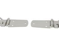 Jeep TJ Hood Hinge Pair 97-06 Wrangler TJ Polished Silver Kentrol