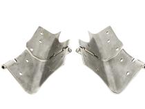 Jeep TJ Windshield Hinge Pair 97-06 Wrangler TJ Polished Silver Kentrol