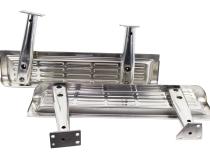 Jeep TJ Side Steps Pair 97 Wrangler TJ-2000 Polished Silver Kentrol