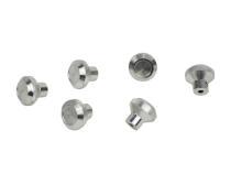 Jeep CJ Interior Knob Set 6 Pieces 76-86 CJ Polished Silver Kentrol