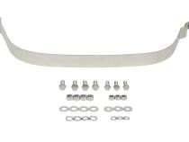 Jeep CJ/YJ Gas Tank Skid Plate with strap 76-90 CJ and Wrangler YJ Polished Silver Kentrol
