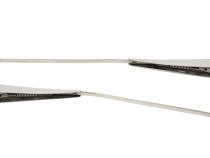 Jeep CJ Windshield Wiper Arms Pair 68-86 CJ Polished Silver Kentrol