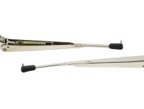 Jeep YJ Windshield Wiper Arms Pair 87-95 Wrangler TJ Polished Silver Kentrol
