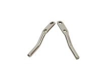 Jeep TJ Door Strap Pins Pair 97-06 Wrangler TJ Polished Silver Kentrol