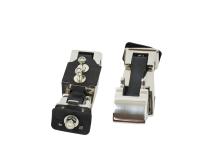 Jeep JK Hood Catch Pair 07-18 Wrangler JK Polished Silver Kentrol