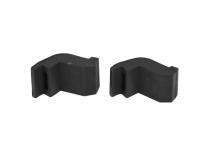 Jeep JK Hood Catch Pair 07-18 Wrangler JK Polished Silver Kentrol