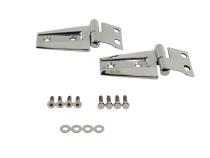 Jeep JK Hood Hinge Pair 07-18 Wrangler JK Polished Silver Kentrol