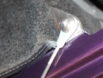 Jeep CJ Tailgate Pivot Latch Assembly Fiberglass Body 76-86 CJ Polished Silver Kentrol