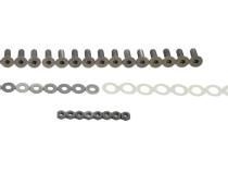 Jeep JK Door Hinge Set 8 Pieces 4 Door 07-18 Wrangler JK Bare Grey Kentrol