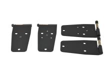 Jeep CJ/YJ Hardtop Door Hinge Set 4 Pieces 76-93 CJ and Wrangler YJ Powdercoat Black Kentrol