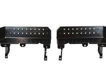Jeep CJ7/YJ Side Steps Pair 76-95 CJ7 Wrangler YJ Powdercoat Black Kentrol