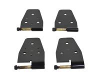 Jeep YJ Door Hinge Set 4 Pieces 87-95 Wrangler TJ Powdercoat Black Kentrol